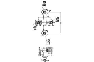 Смеситель для душа Rav Slezak Morava Retro MK386KZ золото